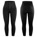 YIYUN High Waist Neoprene Shorts Tummy Control Yoga Pants with OEM Nylon Outer Wear Seamed Technics Sauna Sweat Pant