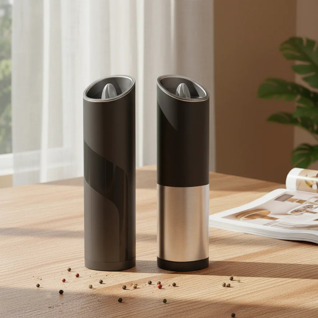 Hot Selling Salt Pepper Grinder Electric Pepper Grinder With Color Box
