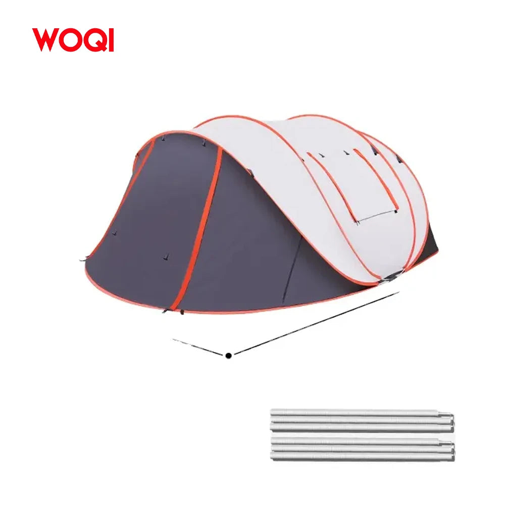 Woqi Hot Sale Family All Season Sunshade Snowproof Camping Tent Using at Beach Garden Yard Lawn Glamping