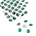 6mm Rivoli Pointback Rhinestone Loose Beads K9 Quality Gold Back Crystal Rhinestone