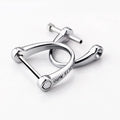 Personality Metal Horseshoe Accessories Horse Shoe Bead Hoop Key Chain