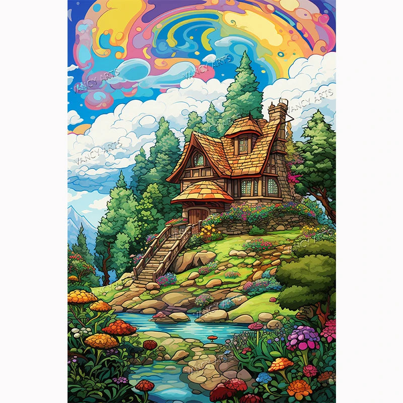 Perfect Gift Adult DIY 5D Diamond Painting Full Drill Crystal Art Wall Hanging Decor