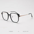 Classic Retro Men's Round Optical Eyeglasses Frame Quince Vintage Black Gold Spectacles Hand Made Titanium Glasses Frame Male