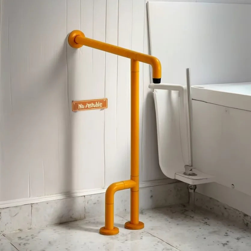 OEM/ODM Hospital Shower Holding Handle Elderly Toilet Safety Nylon Handrails Anti-bacterial Public Toilet Grab Bar for Disabled