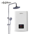 Anlabeier 220-240V 8kW Touch Screen High Power  Tankless Electric Hot Water Gyser IPX4 Waterproof Water Heater