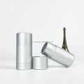 7ml 28.5mm Diameter Pure Aluminum zero Plastic Refillable Deodorant Stick and Sunscreen Container Cosmetic Aluminum Bottle
