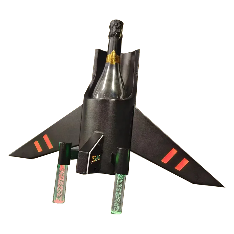 Metal Champagne Plane for Lounge