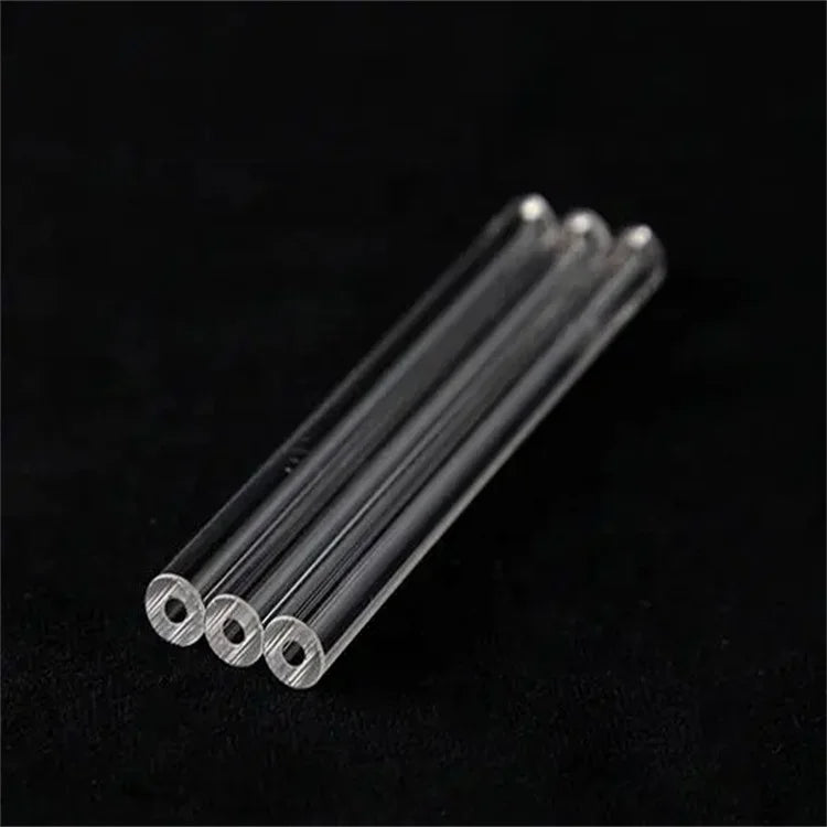 JR Glass Customized high pressure borosilicate glass tube clear and colored glass tubing