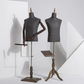 Popular Male Mannequin Clothing Display With Arms