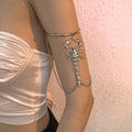 Gothic Diamond Snake Arm Chain Bracelet Popular Animal Pattern Body Jewelry in Zinc Alloy for Gift MegaBDM