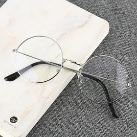 MK2311271 New Cheap Retro Round Metal Glasses Frame Anti-Blue Light Transparent Lens Glasses Frame Computer Glasses Eyewear