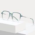 Transparent Oversized Anti Blue Light Eyewear Frame Unisex TR90 Light Weight Glasses Frame for Myopia Custom logo Eyeglasses