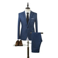 Hot Sale Men Business Suits Single Row One Button Slim Fit Comfortable Breathable Casual Two Piece Suits