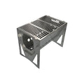 Folding Portable BBQ Charcoal Grill Compact Tabletop Mini Smoker Small BBQ Grill Outdoor for Travel Backyard Picnic Beach