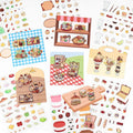 Good Food Fun Series Landscaping Handbook Material Decorative Stickers 2 Stickers per Pack for Home Decoration