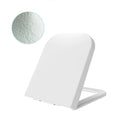 SU005 Modern Urea Soft Close Toilet Seat Customizable Color Square Shape Durable Bathroom Lid with Stylish Design
