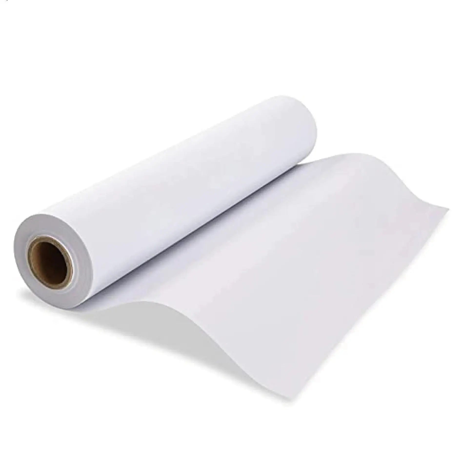 Custom Size Printed Food Grade Greaseproof Double-Sided Coated Silicone Material Baking Wrapping Packaging Roll White Wood Pulp