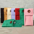 Top Quality Vintage Multicolor Single Watch Travel Case Ultra Soft Leather Watch Pouch Gift Watch Storage Organizer Protector