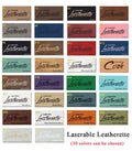New 39 Color 12*24'' Engravable Hat Patches Leatherette Sheets Self Adhesive Blanks Laserable Leatherette Sheet With Adhesive