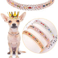 Wholesale Stocked Bling Pet Girl Gold Dog Necklace with Diamonds Jewelry