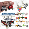 Custom Sport Boy 2D Soft Pvc Keychain Personalized Customized Key Chain Gift Keyring Motorcycle Soft Rubber Keychains