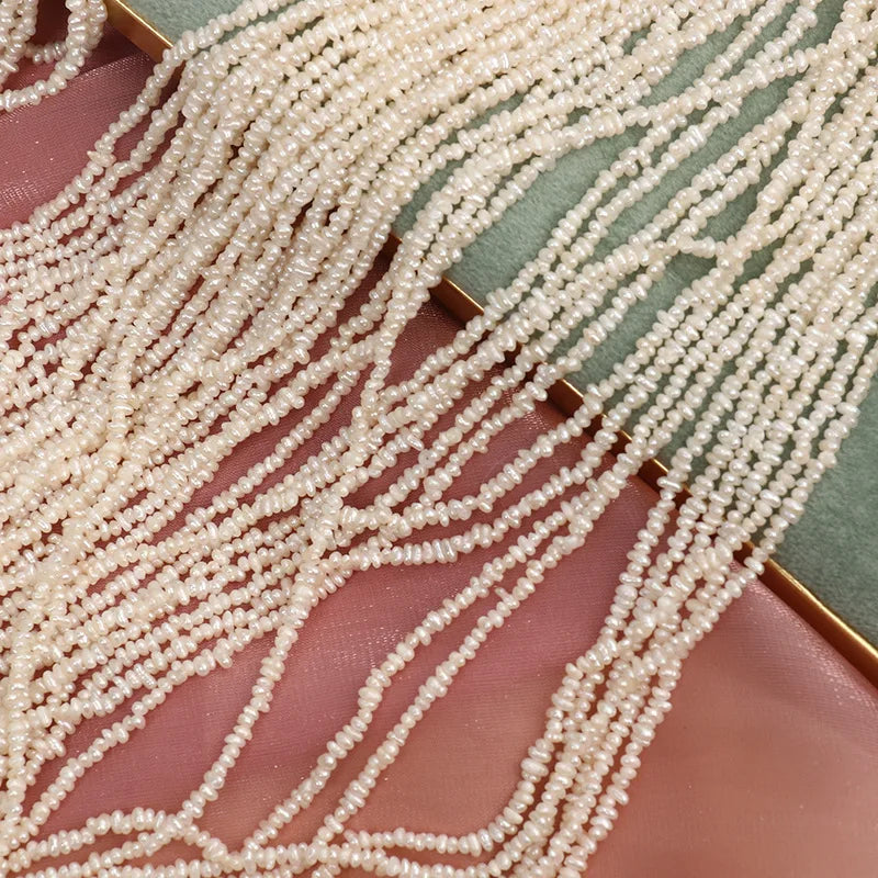 1.8mm-2.0mm Smaller Mini Pearl Beaded Freshwater Original Material for Fine Jewelry Production