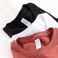 PRINTFUN Premium 160gsm Cotton O-Neck T-Shirt Short Sleeve Casual Blank T-Shirt Custom Embroidery Label Solid Pattern Knitted