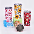Vacuum Insulated 20oz Coffee Tumbler 304 Stainless Steel Double Wall Travel Coffee Mug With Lid and Straw