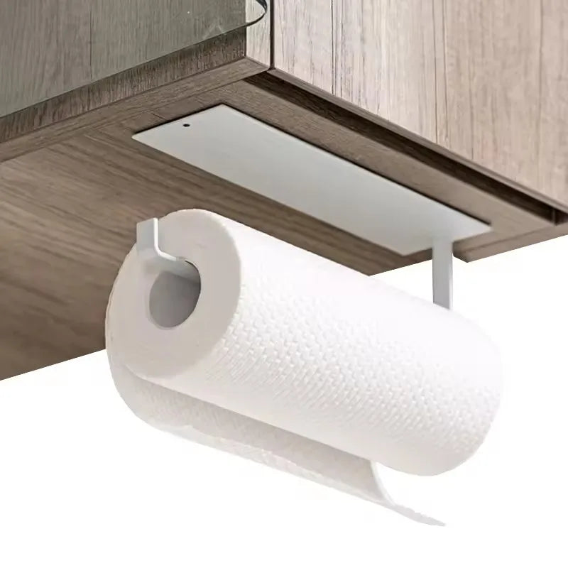 Wall Mounted Towel Hanger Matte Black Bathroom Towel Holder Bathroom Paper Holder