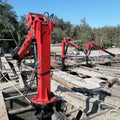 Forklift Truck Car Ship Boat Marine Vessel Mounted Crane for Small Crane Lifting Boom of High air Work Ground