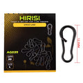 Hirisi Fishing Snap Clips Speed Links Fishing Swivel Quick Change Carp Terminal Tackle Accessories AG039