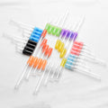 Mini 2ml 3ml 5ml 10ml Glass Spray Bottle Empty Screw Neck Glass Tube Perfume Bottles With Plastic Mist Sprayer Pump