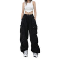 American Retro Cargo Pants Casual Baggy Pants Women Summer Versatile Straight Leg Loose Pants