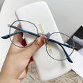 New Style Retro Metal Anti Blue Light Women Glasses Optical Frames Fashion Optical Eyeglasses