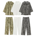 Ladies Casual Outfits Printed Blouse and Trouser 2 Piece Set for Woman