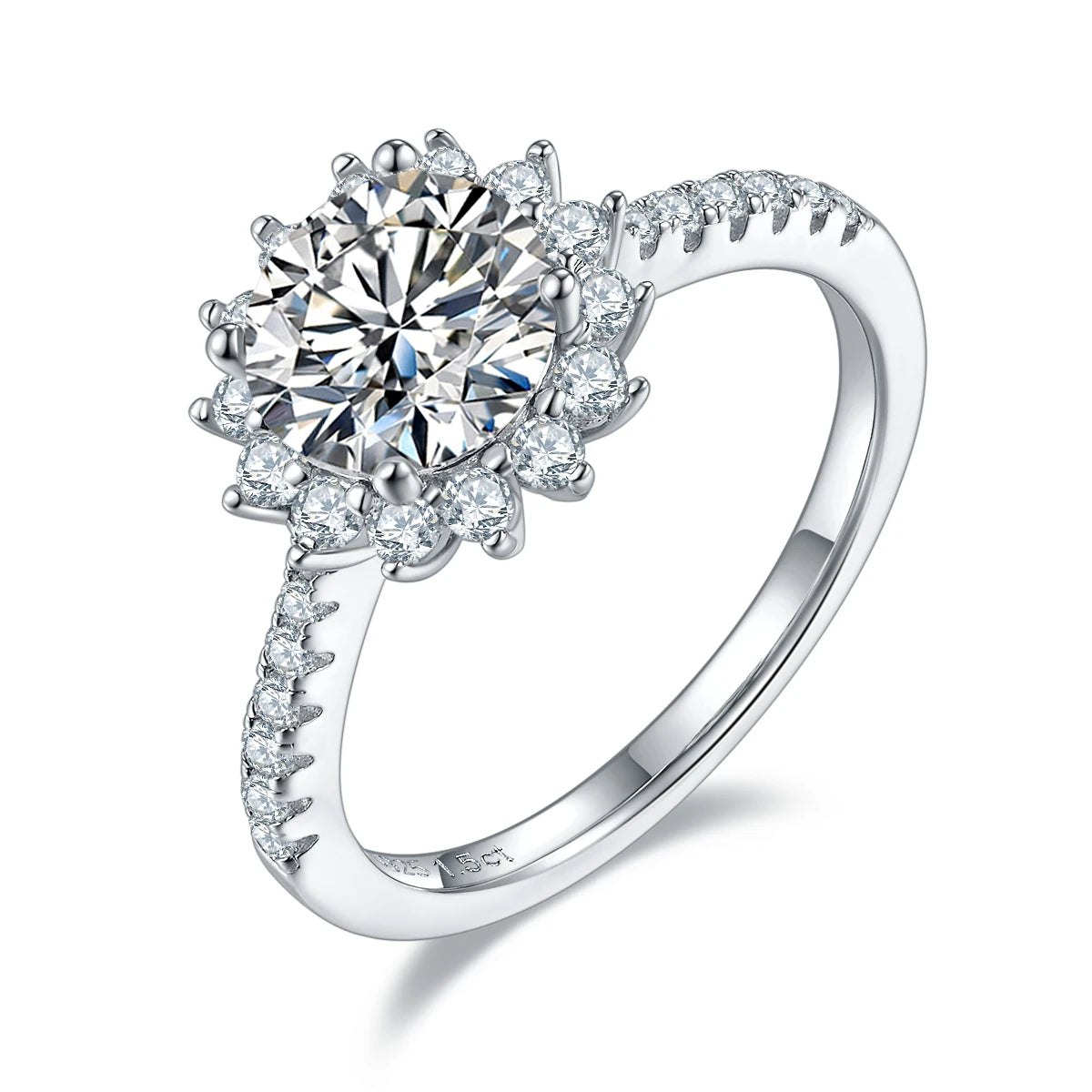 2022 New Arrival Moissanite Ring 925 Excellent Cut Diamond Ring  for Love