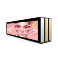 15 23 28 37inch All Sizes Shelf Covering Screen Android Cloud Software Control Smart Top Shelf Advertising Kiosk