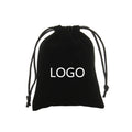 Jewelry Packaging Box and Pouch Reusable 8*10CM Black Custom Logo Jewelry Velvet Pouches With Makeup Velvet Pouch Bags