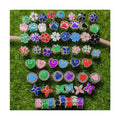 Bulk Bracelet Beads White Pink Blue Purple Red Metal Enamel Beads Big Hole Fit Original Bracelets Charm Dangle Accessories