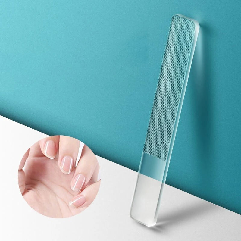 Glass Nail Shiner File for Natural Nails Nano Nail Buffers Crystal Shine Polisher Professional Manicure Tools
