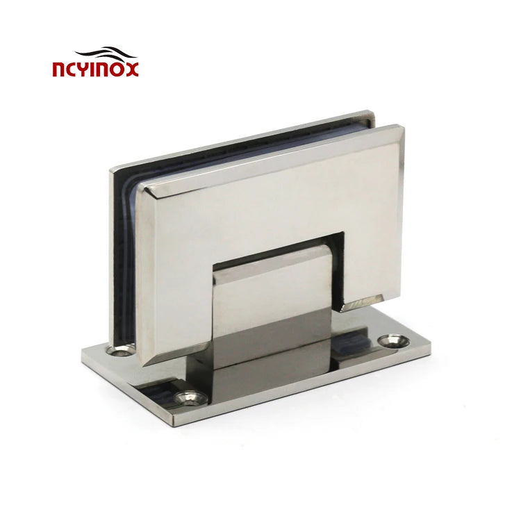 Bevel Edge Bathroom Stainless Steel Wall to Glass Shower Hinge for Shower Stall