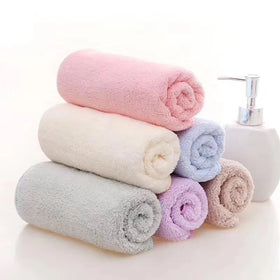 Custom Coral Fleece Microfiber Velvet Woven Towel Absorbent Dry Hair Hand Towel Economical and Stylish