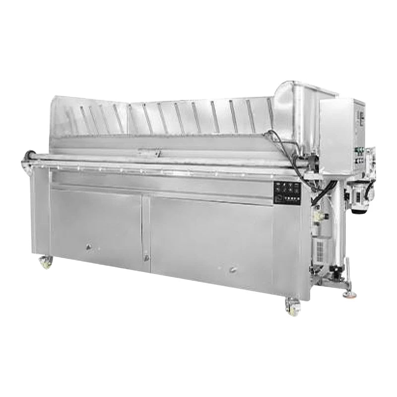 Industrial Continuous Stainless Steel Deep Fryer Chicken Potato Chip French Fries Onion Snack Commercial Kitchen Equipment