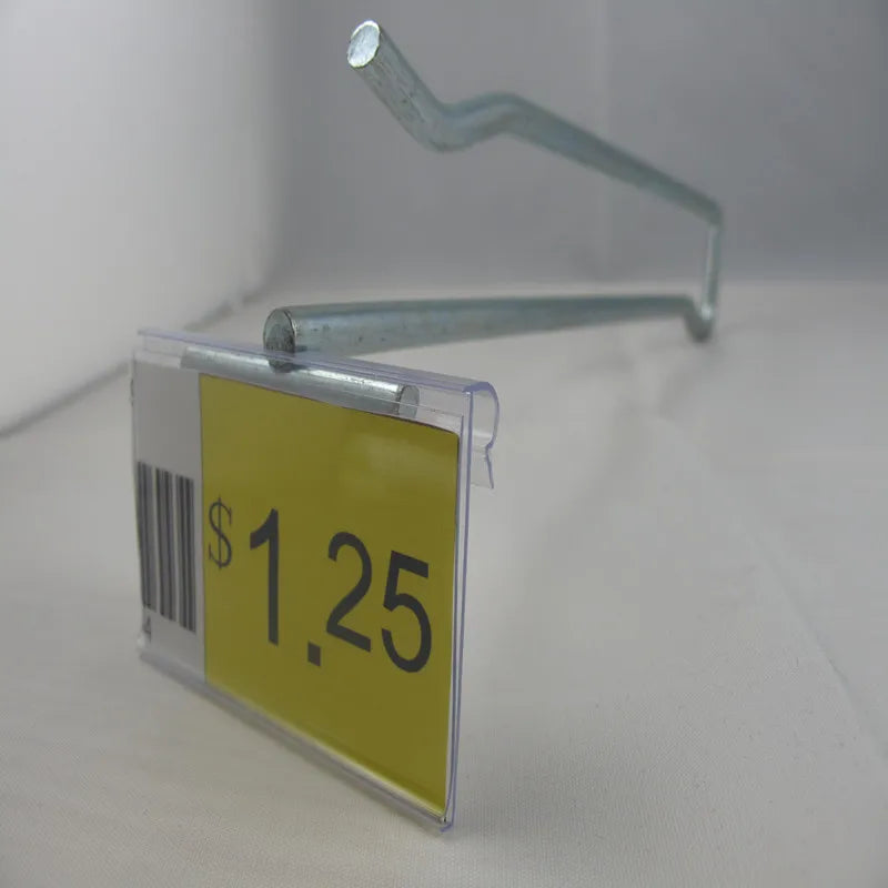 Plastic Strip for Supermarket Label Holder Shelf Hook Clip