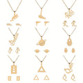G764 Gold Stainless Steel Queen Letter Earring Set Rose Charm Earring Necklace for Women Jewelry Sets