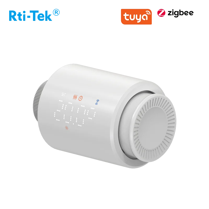 TUYA Smart LED Thermostatic Radiator Valve Ultra-Low Power Zigbee Compatible with Alexa and Google Home for Apartment Use