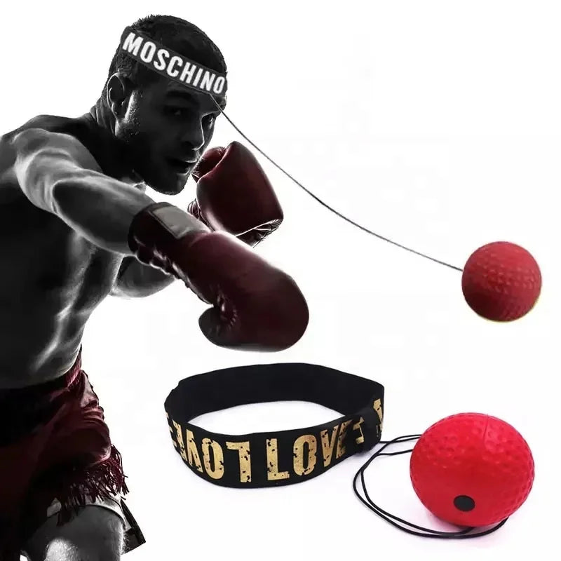 YIWU Speedball Punching Ball Boxing Speed Trainer Headband Punching Training Head Boxing Speed Boxing Reflex Ball