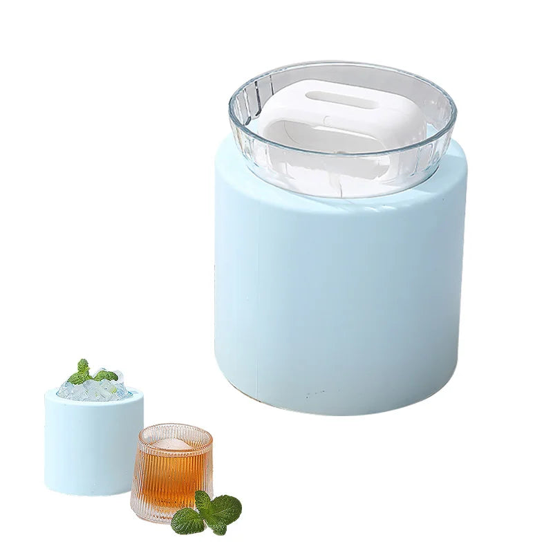 DIY Food-grade Silicone Ice Lattice Mold Easy Release Ice Storage Box Mini Ice Cube Hockey Popsicle Mold