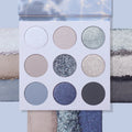 9 Colors Natural Luxury Eyeshadow Glitter Palette Vegan Cruelty Free High Pigmented Eyeshadow Palette Custom Logo