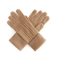 2024 Winter Wool Twist Knitted Mitten Gloves 7 Gauge Custom Merino Women's Logo Opera Length Warm Luxury Cashmere Outdoor